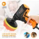 Polidor Automóvel Elétrico 980W 6 Velocidades Variáveis 850 a 3200 RPM com Kit Completo de Esponjas e Acessórios