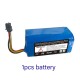 Bateria 14.4V 3500mAh Li-ion para Robot Aspirador Ursus Trotter BP14426E 4INR19/66 Compatível Midea