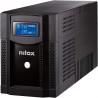 UPS Nilox Premium Line Interactive 3000VA 2100W Onda Senoidal com Ecrã LCD e 6 Tomadas