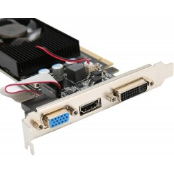 Placa Gráfica GT610 1GB DDR3 64bit PCI Express 2.0 com HDMI, DVI e VGA