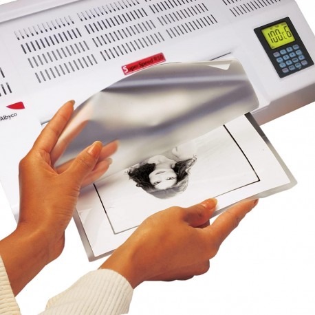 Capas para plastificar A4 216x303 mm 2x80 micras 100 unidades transparente brilhante