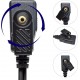 Auricular em forma de D com microfone PTT para rádios Motorola 2 pinos e Hytera compatíveis 2 peças