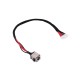 Conector de alimentação DC Jack 6 pinos para portátil ASUS K55A K55V K55VD K55VM K55DE K55DR K55N U57 U57A