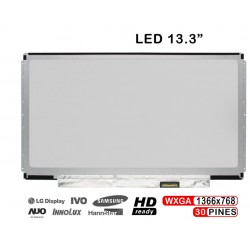 Ecrã LED 13.3 polegadas WXGA 1366x768 30 pinos compatível com LTN133AT32-301