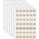 6 Folhas Porta-Moedas para Coleção com 42 Bolsos Cada, Compatível com Pastas de 9 Furos