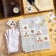 25 folhas para porta-moedas de coleção, 500 bolsos de 54 x 52 mm, compatível com flips 50 x 50 mm e pastas A4 e Letter