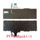 Teclado Português para portátil Dell Precision 7530 7540 7730 7740, sem retroiluminação FRU 02JWKF
