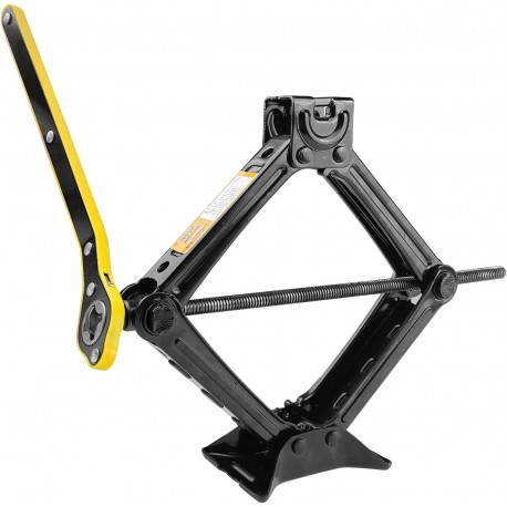 Gato tesoura macaco hidráulico para carro 2 toneladas com catraca faixa de elevação 100 a 390 mm