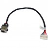 Conector DC Jack com cabo de alimentação para portátil Asus E56 E56C E56CA E56CM K56 K56C K56CA K56CM