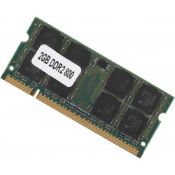 Módulo Memória RAM 2GB DDR2 800MHz PC2-6400 SO-DIMM 200 pinos para Portátil