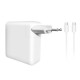 Carregador USB-C 87W para MacBook Pro 16 15 13 e MacBook Air 13 compatível 2016 a 2020 + cabo