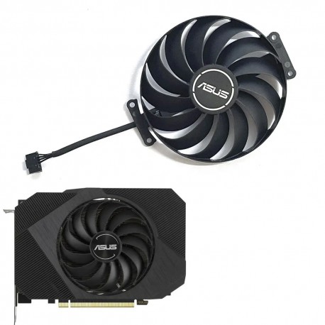 Ventoinha de Substituição para ASUS Phoenix RTX 3060 e RTX 3050 PH-RTX3060-12G-V2 PH-RTX3050-8G T129215SU