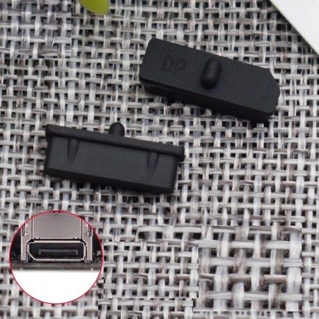 Pack 10 tampões de silicone antipó para porta DisplayPort de portátil ou computador