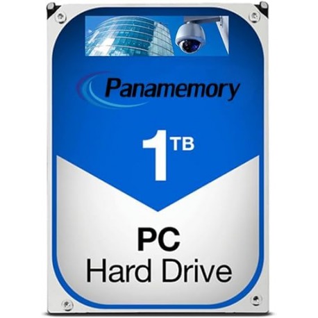 Disco rígido interno Panamemory 1TB SATA 3.5 para PC de mesa e sistemas CCTV, recondicionado, 6 Gb/s