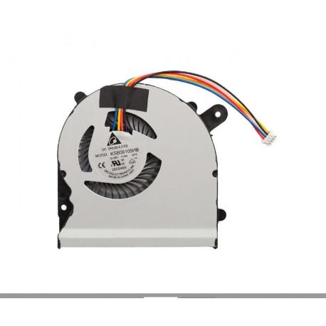 Ventoinha de refrigeração CPU para portátil Asus VivoBook S400 S400C S400CA S500 S500C S500CA compatível com UDQFRYH89DAS