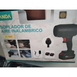 Soprador de Ar Sem Fios SANDA SD5940 21V com 2 Baterias de 2400mAh e Estojo de Transporte