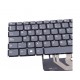 Teclado para portátil Lenovo Yoga 530-14IKB, 530-14ARR, 730-13IKB, 730-13IWL, 730-15IKB, 730-15IWL, cor cinza