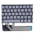 Teclado para portátil Lenovo Yoga 530-14IKB, 530-14ARR, 730-13IKB, 730-13IWL, 730-15IKB, 730-15IWL, cor cinza