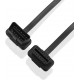 Cabo de extensão OBD2 OBDII SIENOC macho para fêmea 16 pinos 95 cm ângulo reto