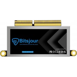 SSD 256GB NVMe PCIe Gen3x4 compatível com MacBook Pro A1708 2016-2017 sem Touch Bar