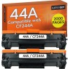 Pack 2 toneres compatíveis HP 44A CF244A preto com chip para LaserJet Pro M15a M15w M28a M28w