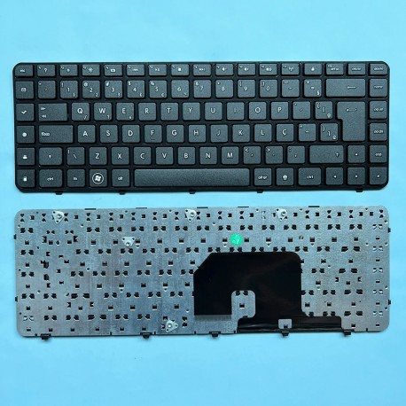 Teclado português para portátil HP Pavilion DV6-3000 DV6-3100 DV6-3200 DV6-4000 com moldura NSK-HR0UQ V112846AS1