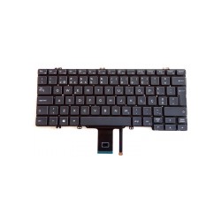 Teclado para Dell Latitude E5280 E7280 5290 7380 7389 7390 com retroiluminação em Português