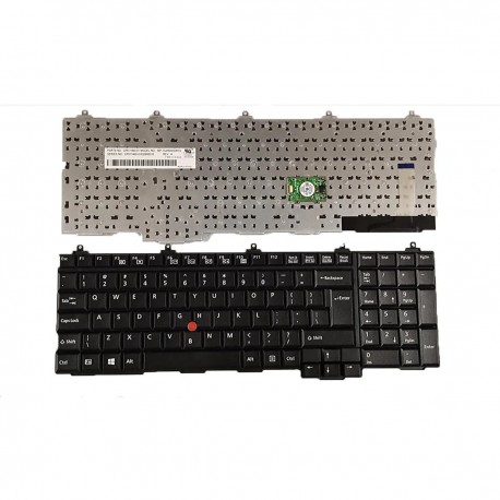 Teclado US para Fujitsu Celsius H720 e LifeBook E751 E752 E781 E782 Layout Estados Unidos