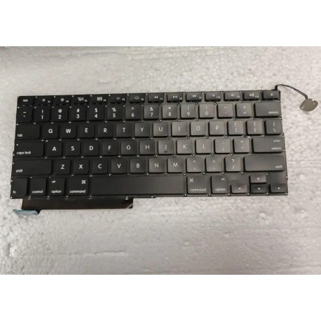 Teclado US English para MacBook Pro A1286 15 polegadas 2009 2010 2011 2012 sem retroiluminação