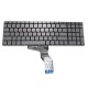 Teclado Português PO para Portátil HP Home 15-bw Series - prateado, Sem Moldura
