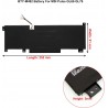 Bateria BTY M492 11.4V 4700mAh 53.5Wh para MSI Pulse GL66 GL76 Katana GF66 GF76 Sword 15 WF66 WF76