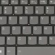 Teclado fino retroiluminado em português para Lenovo IdeaPad Yoga Slim 7 14 ARE IIL ITL Ducati 5 cinzento