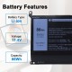 Bateria 69KF2 86Wh 11,4V compatível com Dell G15 G7 XPS 15 Precision Alienware M15 M17