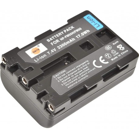 Bateria NP-FM50 Li-ion 2300 mAh 7,4 volts compatível com Sony NP-FM30 NP-FM51 NP-QM50 NP-QM51 NP-FM55H