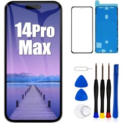 Ecrã LCD completo com touch para iPhone 14 Pro Max 6.7 polegadas com kit de reparação