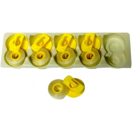 Fita de correção compatível para Brother AX 410 5 peça marca Farbbandfabrik