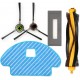 Kit Acessórios de Substituição ECOVACS DEEBOT OZMO 930 e DG36 com Escovas, Filtro e Pano Microfibra