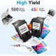 Pack Cartuchos Compatíveis Canon PG560XL e CL561XL para Pixma TS5350 TS5351 TS5352 TS7450 TS7451 de Alta Capacidade