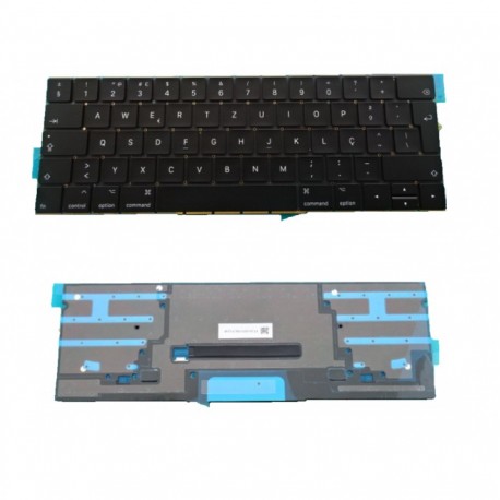 Teclado Apple MacBook Pro 13 A1706 e 15 A1707 Touch Bar Versão Português PT.PT Cor Preto Novo Anos 2016 2017 2018