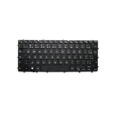Teclado retroiluminado em Português para Dell XPS 13 9370 9380 7390, Modelo 7YNXG 0K2NCP SN2270BZ