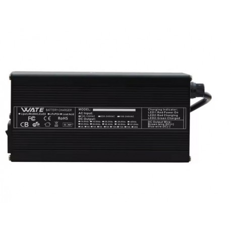 Carregador Inteligente LiFePO4 87.6V 5A XT60 para Bateria 24S 72V 76.8V 480W