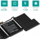 Bateria A1953 para MacBook Pro 15 A1990 2018 2019 11,4V 83,6Wh 020-02391 820-01095