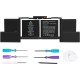 Bateria A1953 para MacBook Pro 15 A1990 2018 2019 11,4V 83,6Wh 020-02391 820-01095