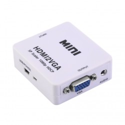 Adaptador / Conversor VGA-HDMI ( Video e Áudio)
