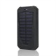 Power Bank Carregador a energia solar e USB 20000 mAh e Led lanterna
