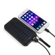 Power Bank Carregador a energia solar e USB 20000 mAh e Led lanterna