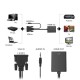 Cabo Adaptador VGA para HDMI com Áudio