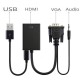 Cabo Adaptador VGA para HDMI com Áudio