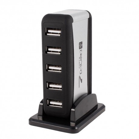 HUB de Portas USB (7 portas) com adaptador de corrente