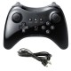 Comando sem fios para Wii U - Preto